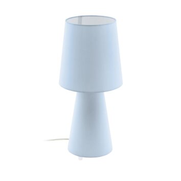 Eglo CARPARA Lámpara de Mesa Azul, 2 luces
