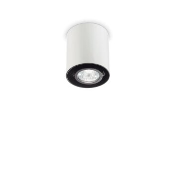 Ideal Lux MOOD Lámpara de Techo Blanca, 1 luz
