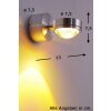 Harare Aplique LED Aluminio, 1 luz