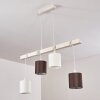 Barbengo Lámpara Colgante Blanca, 4 luces