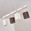 Barbengo Lámpara Colgante Blanca, 4 luces