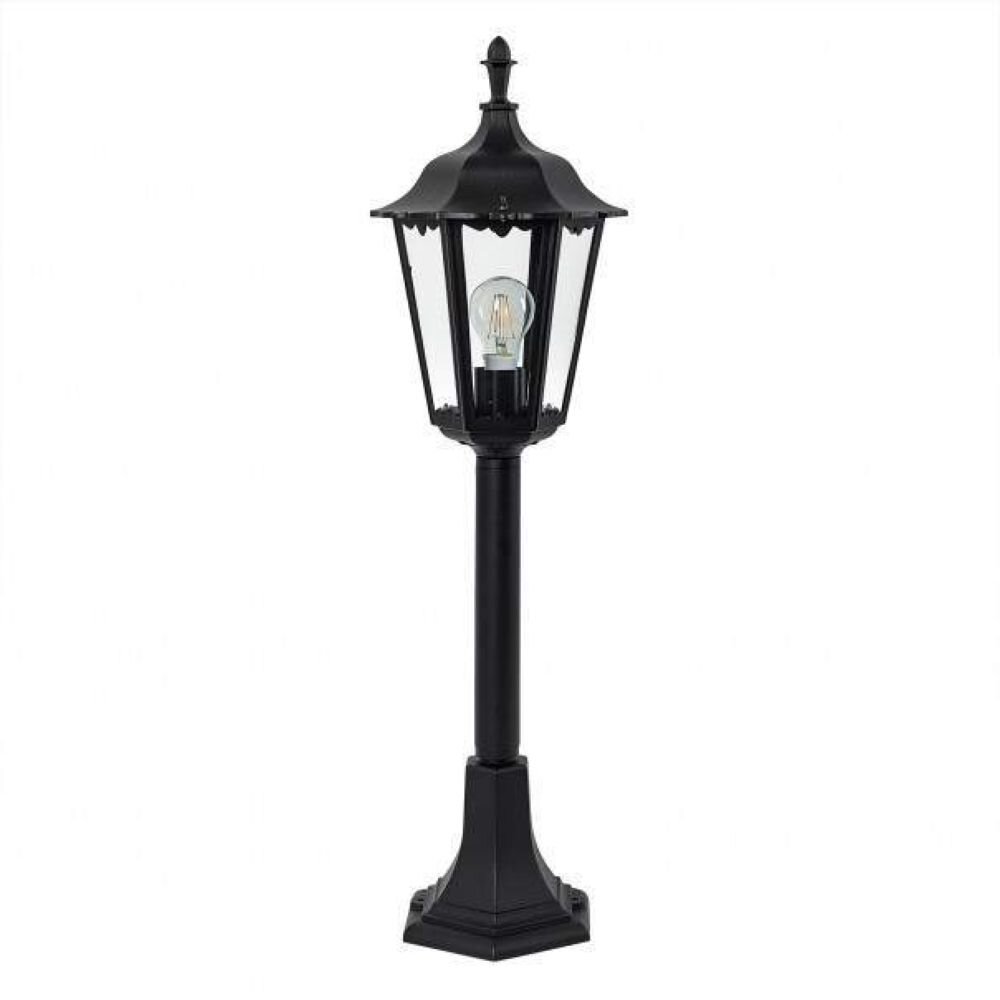 KS Verlichting Ancona Poste de Jardín Negro, 1 luz main product photo