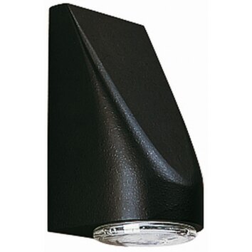 Albert 672 Aplique para exterior Negro, 1 luz