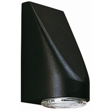 Albert 672 Aplique para exterior Negro, 1 luz