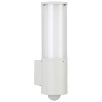 Albert 320 Aplique para exterior Blanca, 1 luz, Sensor de movimiento