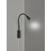 Aplique Fischer & Honsel function Sten LED Negro, 1 luz