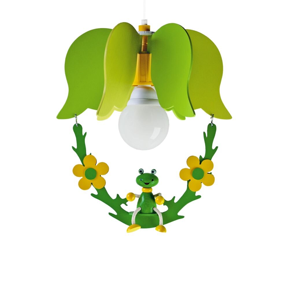Elobra FROSCH Lámpara Colgante Verde, 1 luz main product photo