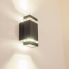 Lutak Aplique para exterior LED Antracita, 2 luces