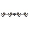 Globo MAHA Proyector Negro, 4 luces