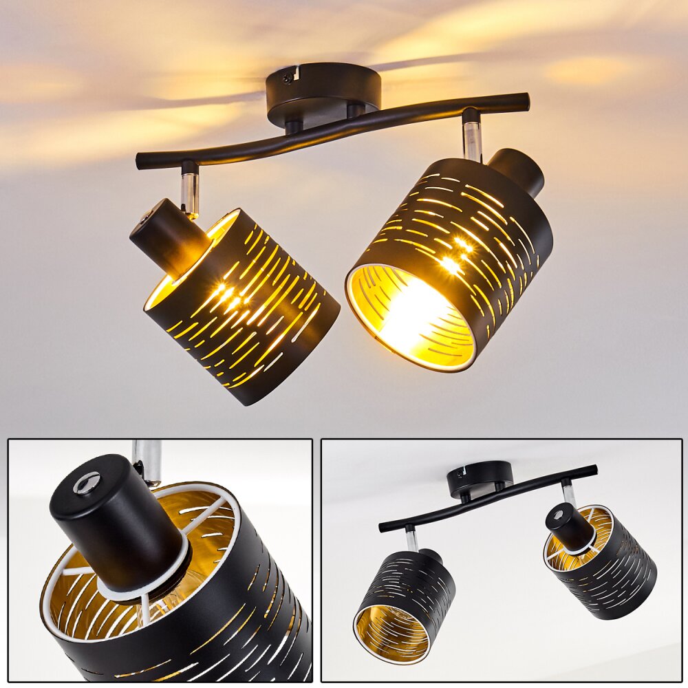 Bathinda Lámpara de Techo Negro, 2 luces main product photo