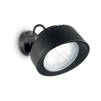 Ideal Lux TOMMY Aplique para exterior Negro, 1 luz