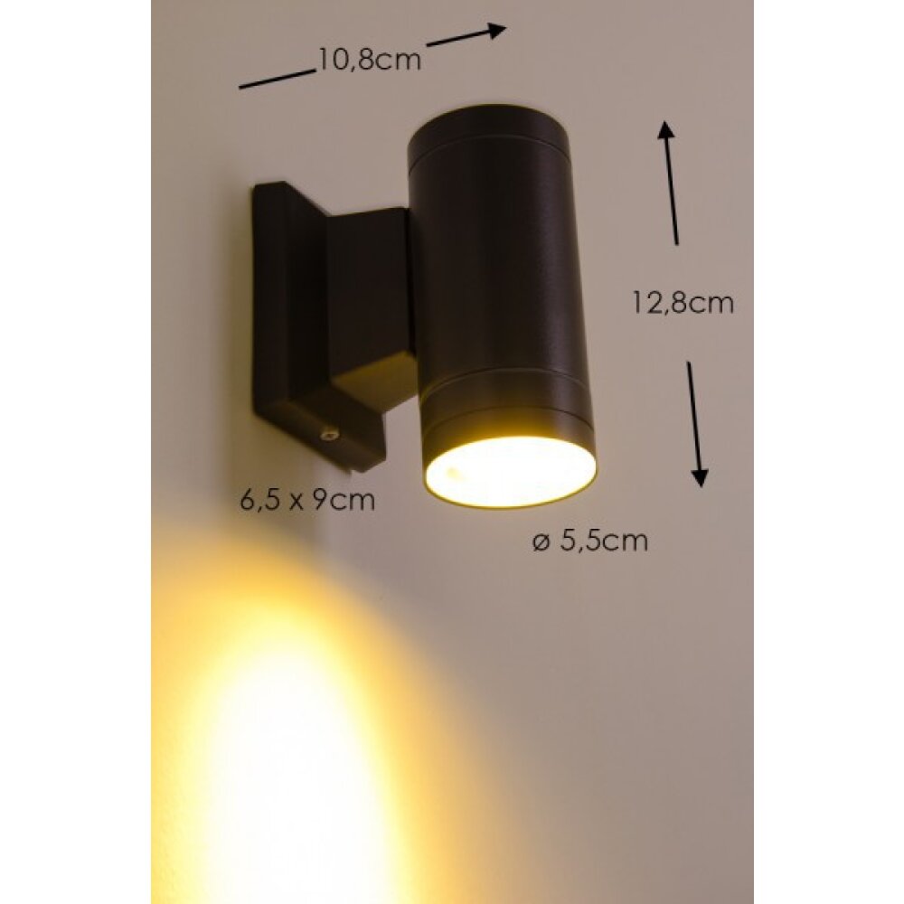 Globo LED Aplique para exterior Negro, 1 luz main product photo