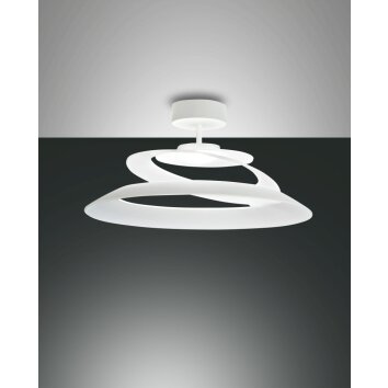 Fabas Luce Aragon Lámpara de Techo LED Blanca, 1 luz