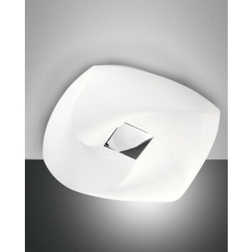 Fabas Luce Arbatax Lámpara de Techo LED Blanca, 1 luz