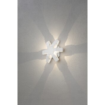 Konstsmide Pescara Aplique LED Blanca, 1 luz