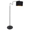 Steinhauer Linstrom Lámpara de Pie Negro, 2 luces