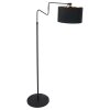 Steinhauer Linstrom Lámpara de Pie Negro, 2 luces