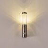 Noreaz Aplique para exterior LED Acero inoxidable, 1 luz, Sensor de movimiento