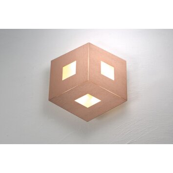Bopp-Leuchten BOX COMFORT Lámpara de Techo LED dorado, Rosa, 3 luces