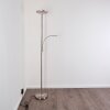 Veteli Lámpara de Pie LED Cromo, Níquel-mate, 2 luces Veteli Lámpara de Pie LED Cromo, Níquel-mate, 2 luces