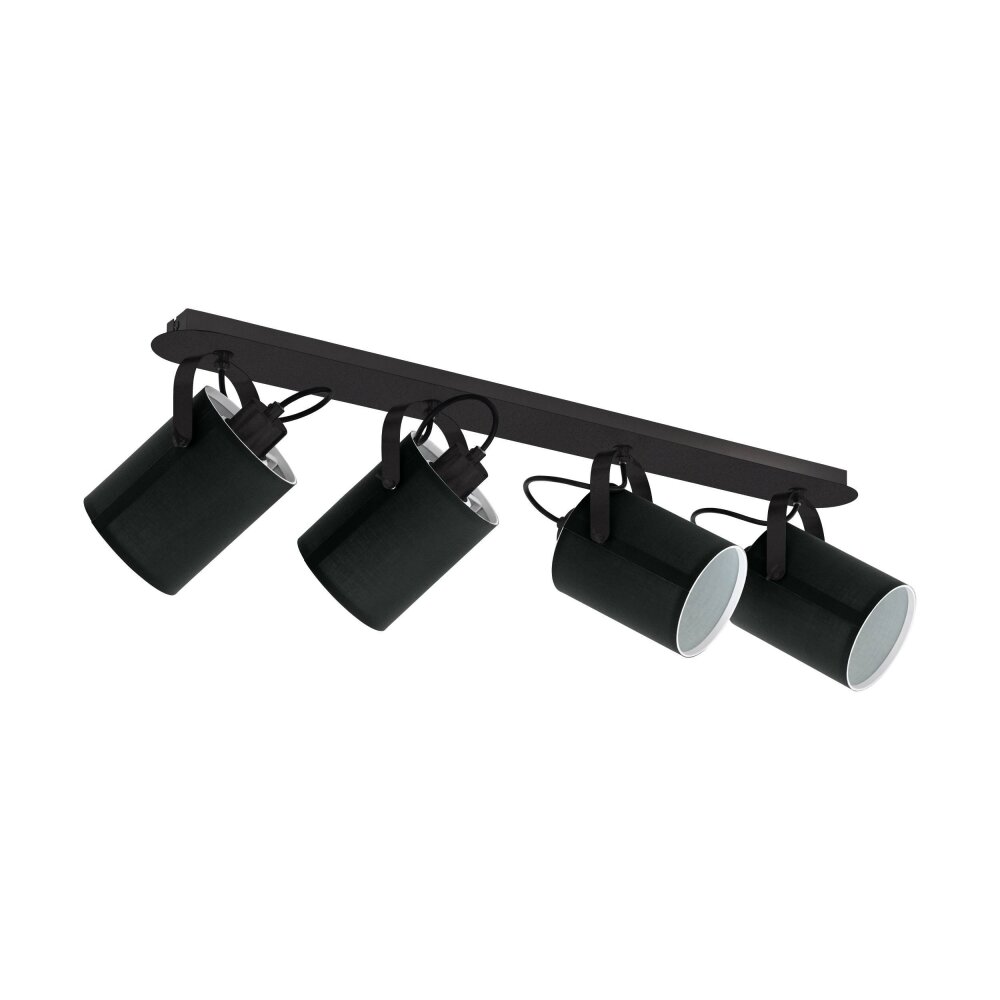 Eglo VILLABATE Foco Negro, 4 luces main product photo