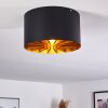 Togo Lámpara de Techo Latón, Negro, 1 luz