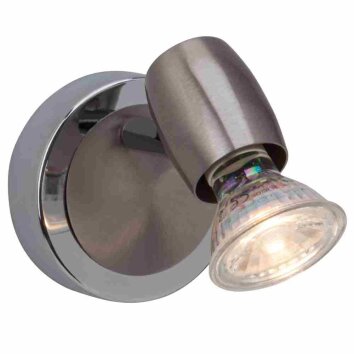 Brilliant Wesley Foco de pared LED Cromo, 1 luz