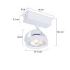 Steinhauer Mexlite Proyector LED Blanca, 1 luz