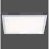 Leuchten Direkt Ls-FLAT Lámpara de Techo LED Blanca, 1 luz, Mando a distancia, Cambia de color