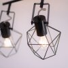 Leuchten-Direkt JARO Lámpara de Techo Madera clara, 4 luces