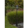 Lutec London Poste de Jardín LED Negro, 3 luces