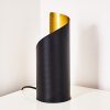 Yahuma Lámpara de Mesa Negro-dorado, 1 luz