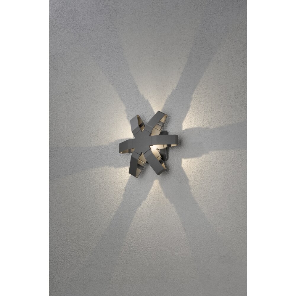 Konstsmide Pescara Aplique LED Antracita, 1 luz main product photo