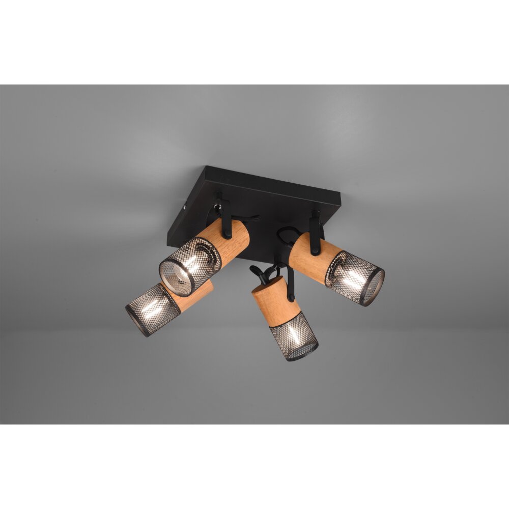 Trio Tosh Proyector LED Negro, 4 luces main product photo