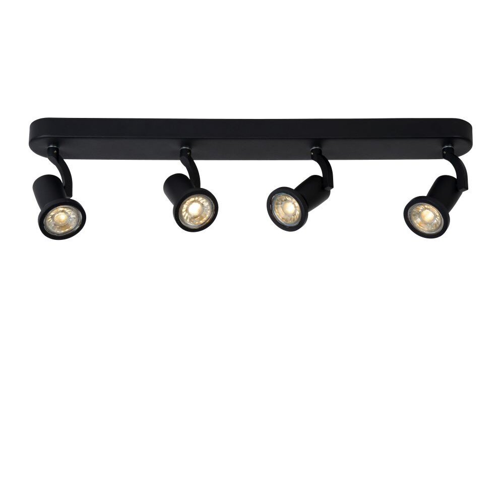 Lucide JASTER Foco Negro, 4 luces main product photo