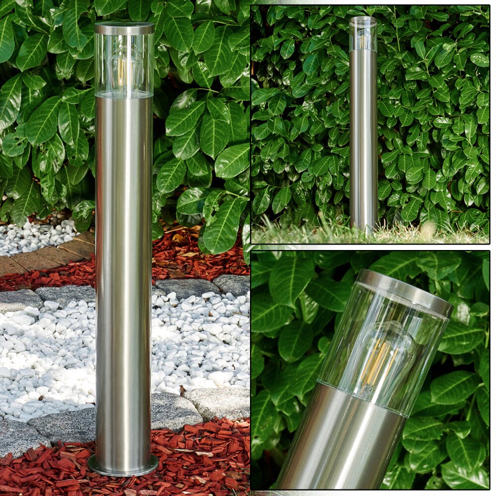 Poste de Jardín Bodio Cromo, 1 luz main product photo