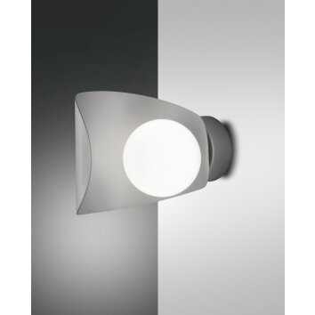 Fabas Luce Adria Aplique LED Plata, 1 luz