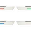 Brilliant Odella Panel de montaje LED Blanca, 1 luz, Mando a distancia, Cambia de color