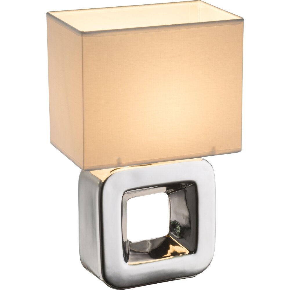 Globo KILAUEA Lámpara de Mesa Cromo, 1 luz main product photo