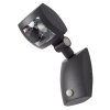 KS Verlichting Inspector Aplique LED Negro, 1 luz, Sensor de movimiento