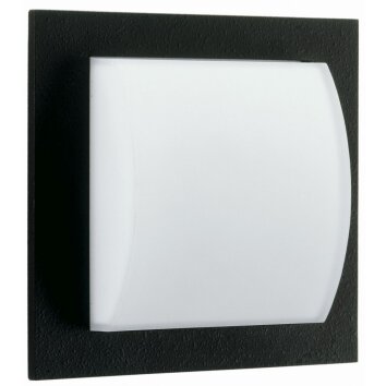 Albert 6209 Aplique para exterior Negro, 1 luz