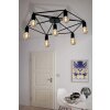 Eglo STAITI Lámpara de Techo Negro, 7 luces Eglo STAITI Lámpara de Techo Negro, 7 luces