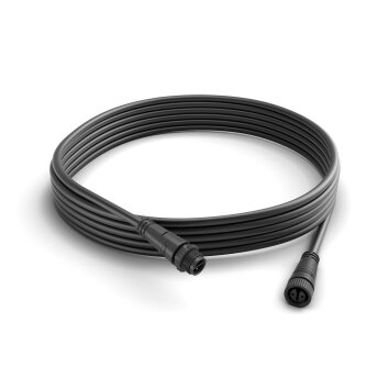 Philips Hue Cable de extensión para exteriores de 5m Negro