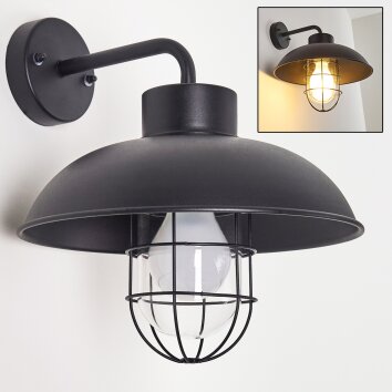 Valto Aplique para exterior Negro, 1 luz