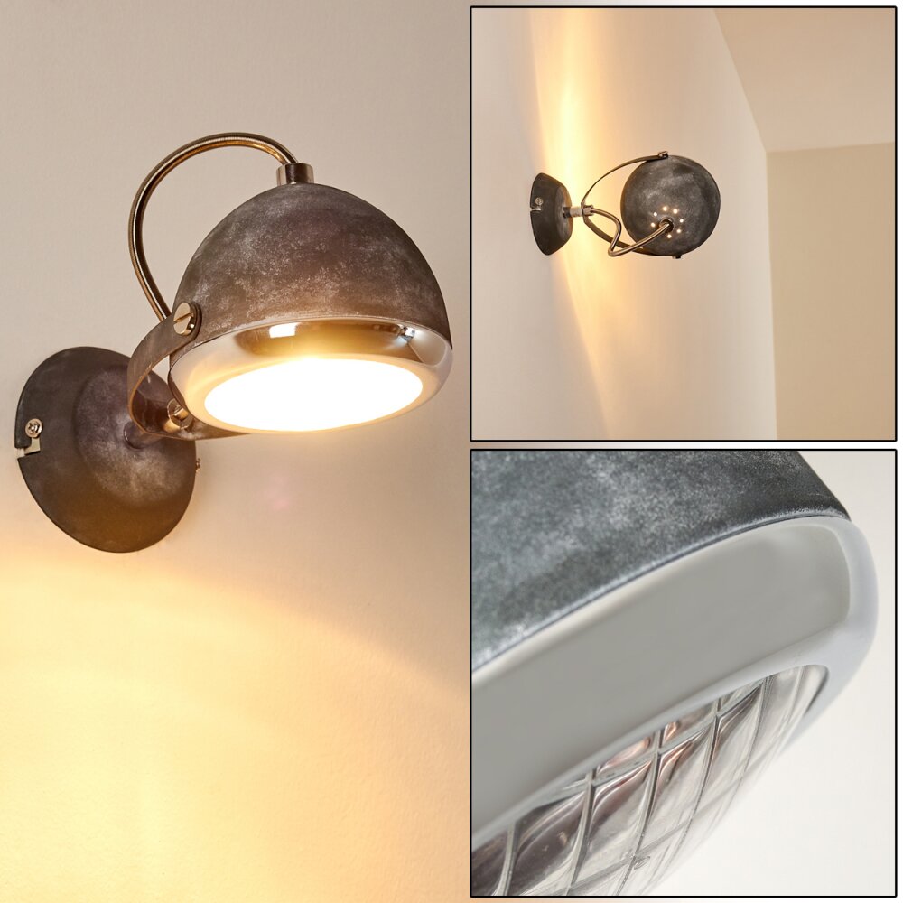 Foverup Aplique Cromo, Gris, 1 luz main product photo