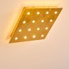 Pionnat Lámpara de Techo LED dorado, 16 luces
