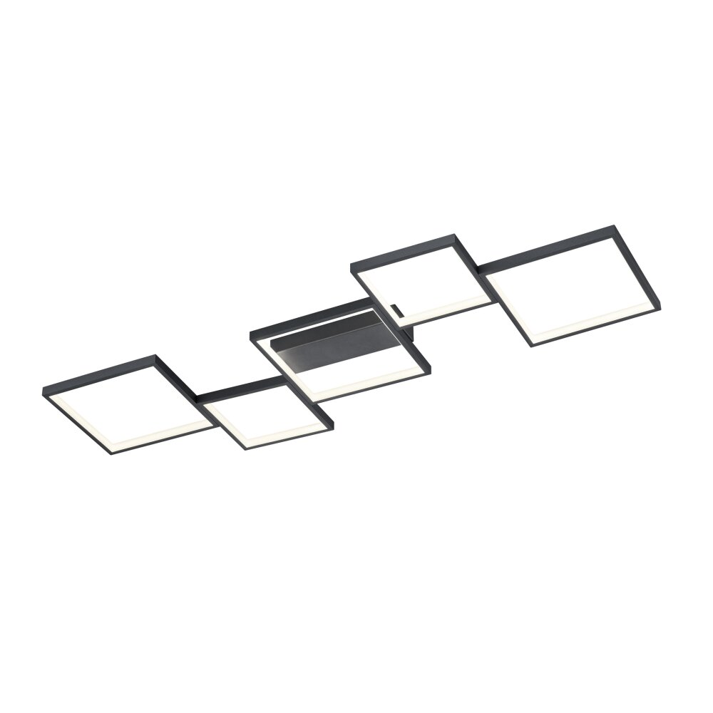 Trio Sorrento Lámpara de Techo LED Negro, 1 luz main product photo