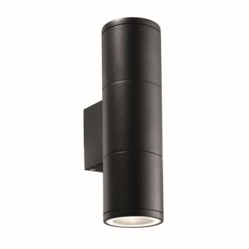 Ideal Lux GUN Aplique para exterior Negro, 2 luces