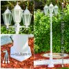 Lutec Hongkong Candelabro Blanca, 3 luces