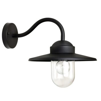 KS Verlichting Dolce Aplique Negro, 1 luz